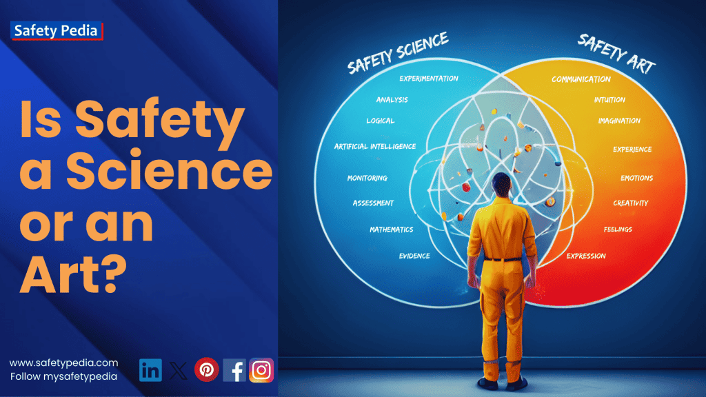 is safety an art or science. What is Science? Science is defined as the systematic and objective investigation of natural phenomena through observation, experimentation and analysis. Science aims to produce reliable and verifiable knowledge that can be used to explain, predict and control reality. Science relies on empirical evidence, logical reasoning, mathematical models, and objectivity to test hypotheses and peer review to ensure the validity and accuracy of its findings. Science also follows certain ethical standards and norms that guide its conduct and dissemination. What is Art? Art is the expression of human creativity and imagination, often in a visual, auditory, or literary form. Art aims to communicate ideas, emotions, and experiences to an audience. Art aims to communicate ideas, feelings and emotions that transcend the ordinary and everyday aspects of reality. Art relies on intuition, imagination, aesthetics and personal style to create original and unique works that reflect the artist's vision and perspective. Art also follows certain aesthetic standards and norms that guide its evaluation and appreciation. What is Safety? Safety is the state of being free from danger or injury. Safety can also refer to the actions or measures taken to prevent or reduce the risk of harm or loss. Safety can be influenced by many factors, such as human behavior, environmental conditions, technological systems, organizational culture, and regulatory frameworks.