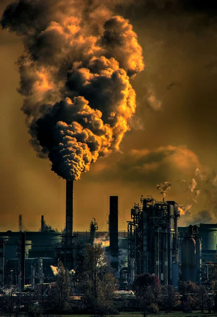 Photography of Factory, generating dense smoke